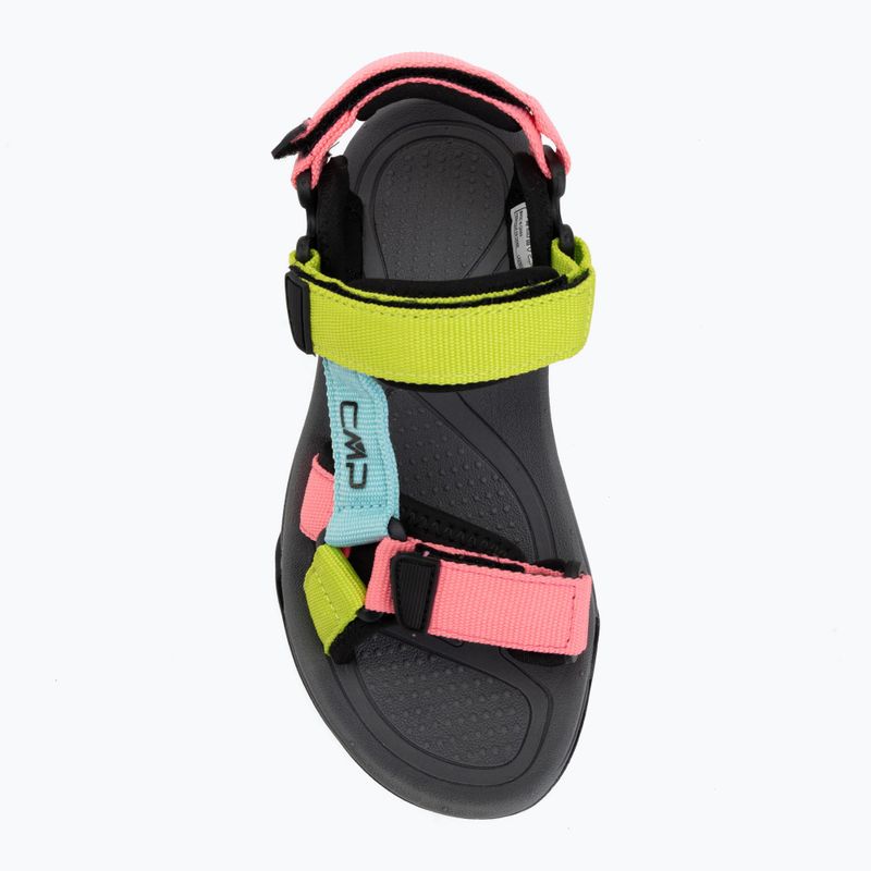 Children's sandals CMP Hamal lagoon/pink fluo/acido 5