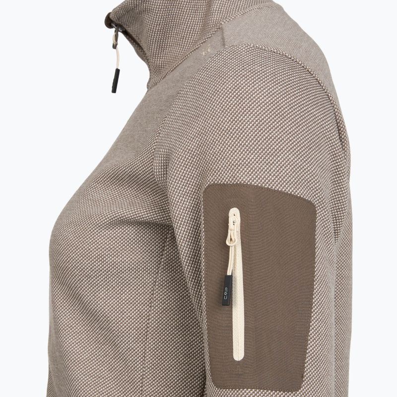 Women's sweatshirt CMP 34H6386 toffee/cream 5