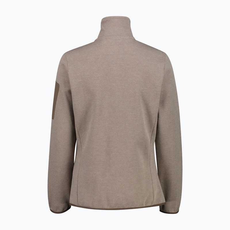 Women's sweatshirt CMP 34H6386 toffee/cream 2