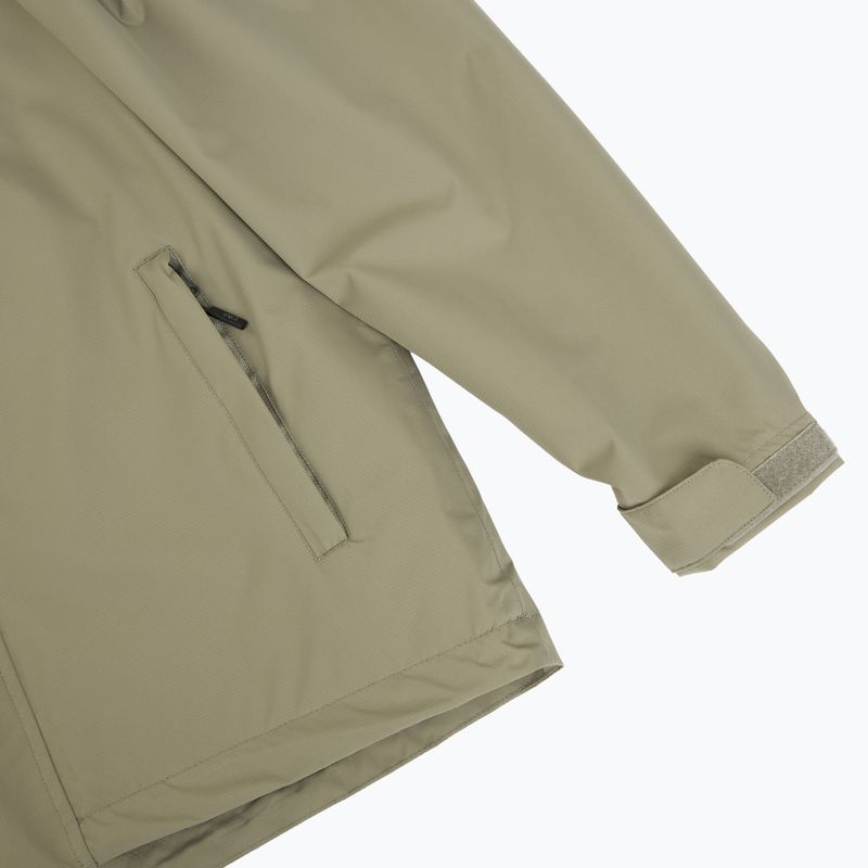 Men's rain jacket CMP 39X7367 Snaps Hood sage 4