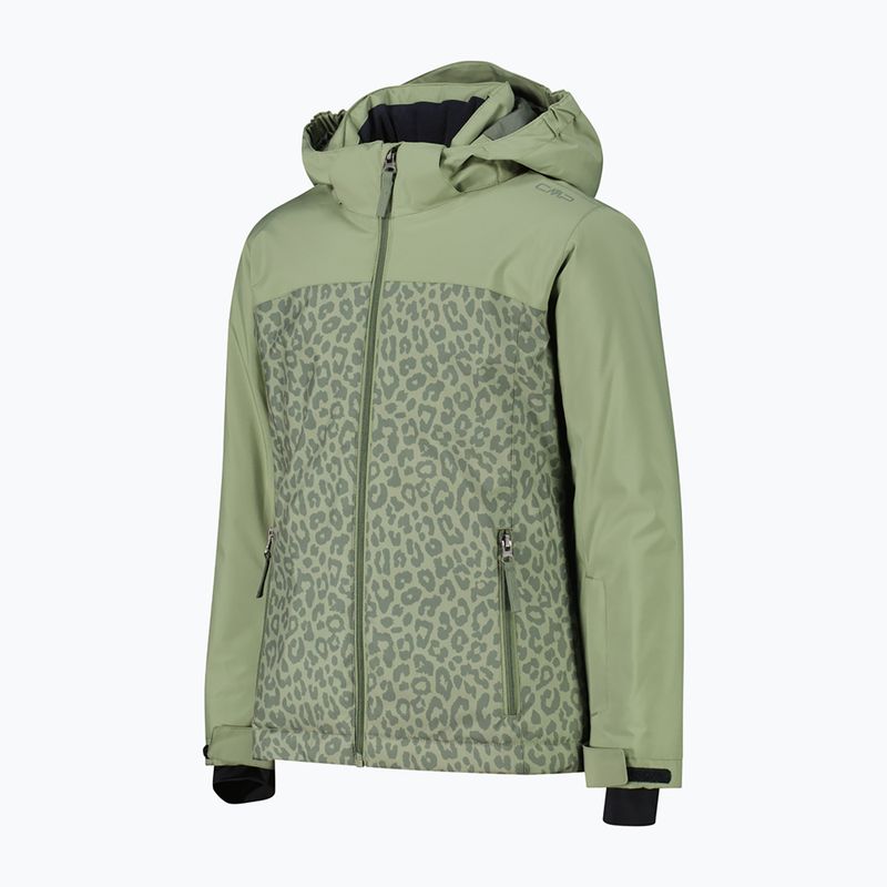 Children's ski jacket CMP 39W2085 green tea/salvia 3