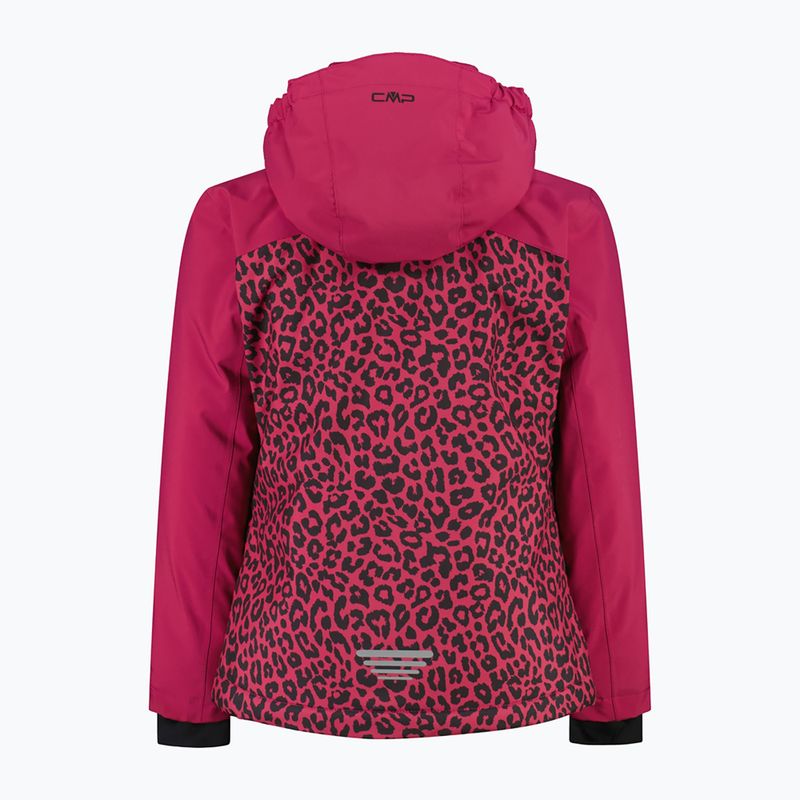 Children's ski jacket CMP 39W2085 amaranto/antracite 2