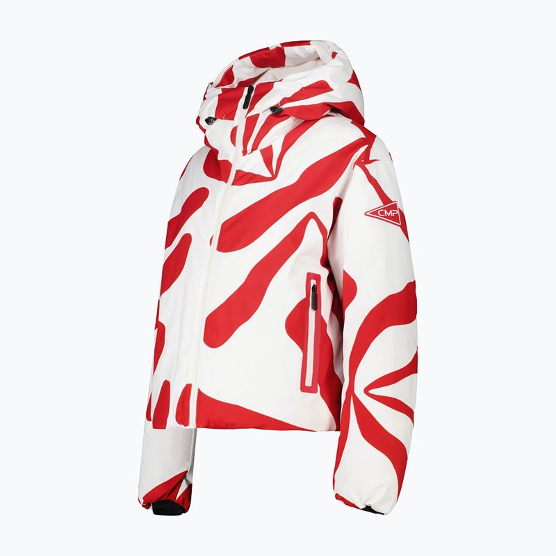 Women's ski jacket CMP Fix Hood red/b.co gesso 3