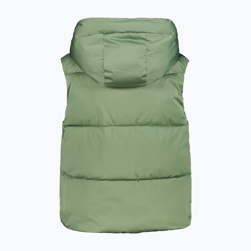 Women's gilet CMP Fix Hood green tea 2