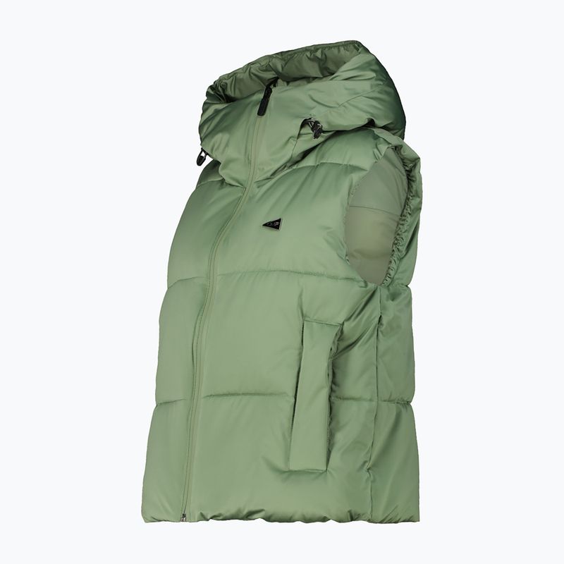 Women's gilet CMP Fix Hood green tea 3