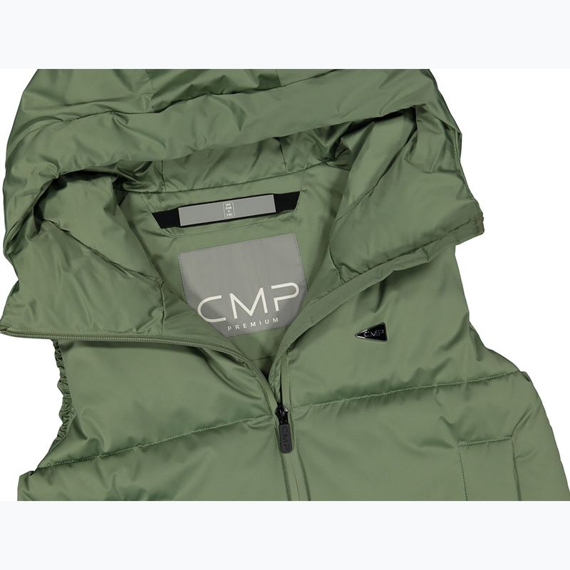 Women's gilet CMP Fix Hood green tea 5
