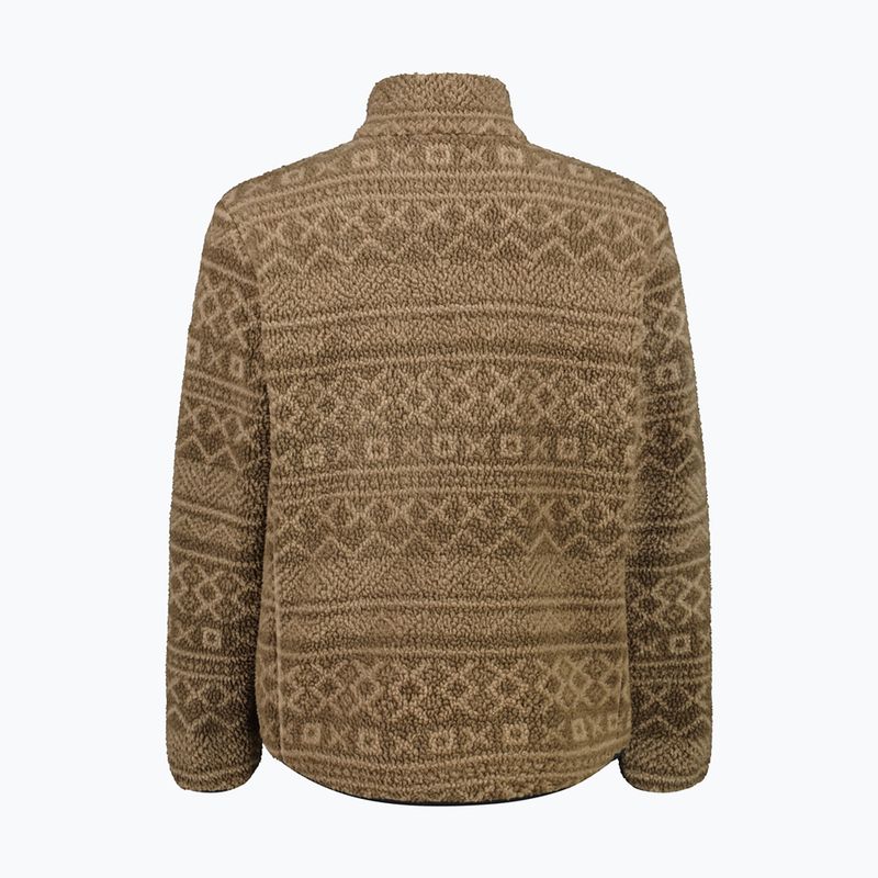 Men's fleece sweatshirt CMP 36P3117 teak/teak darker 2