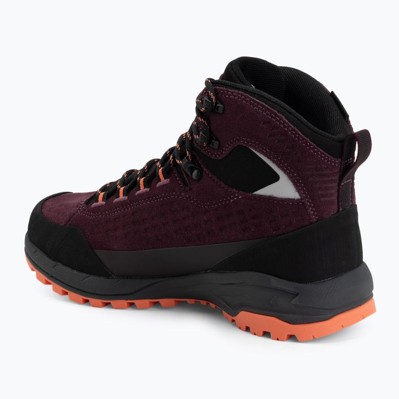 Women's trekking boots CMP Vertyx Mid Waterproof blackberry/marigold 3