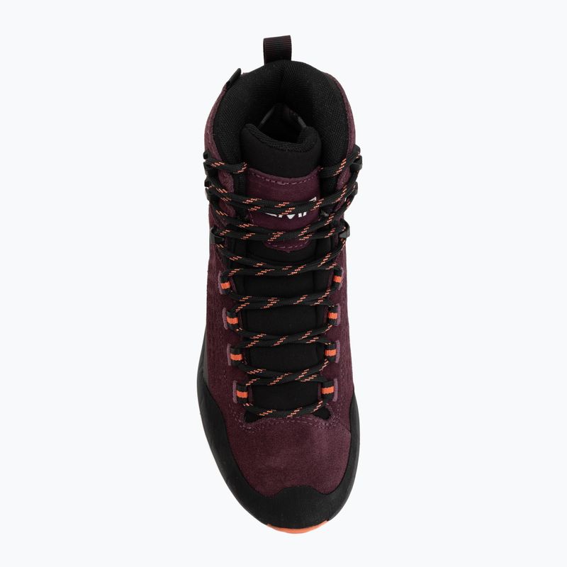 Women's trekking boots CMP Vertyx Mid Waterproof blackberry/marigold 5