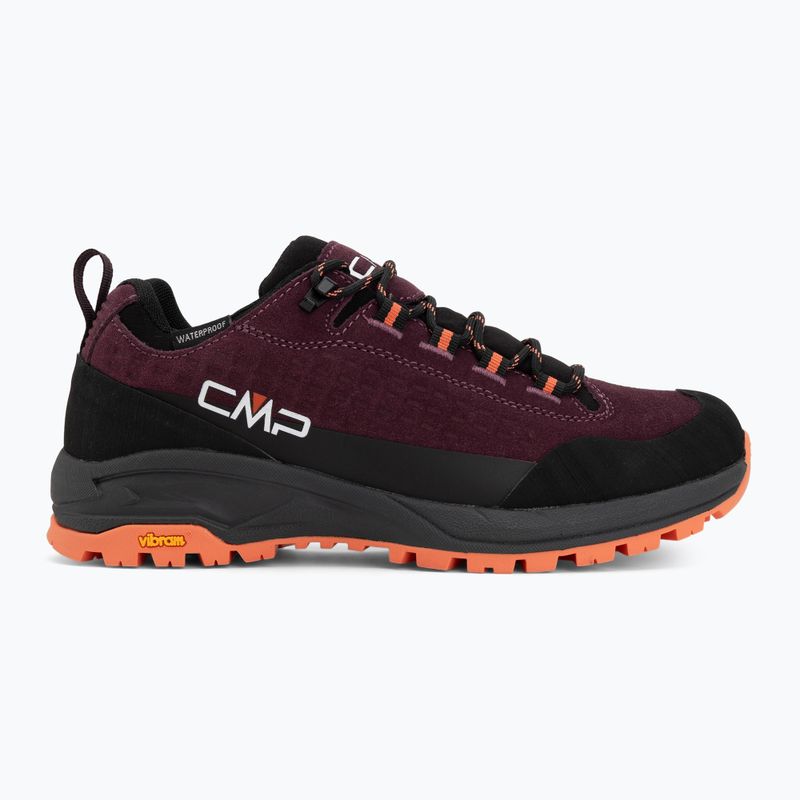 Women's trekking boots CMP Vertyx Low Waterproof blackberry/marigold 2