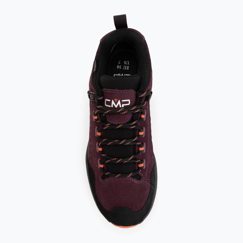Women's trekking boots CMP Vertyx Low Waterproof blackberry/marigold 5