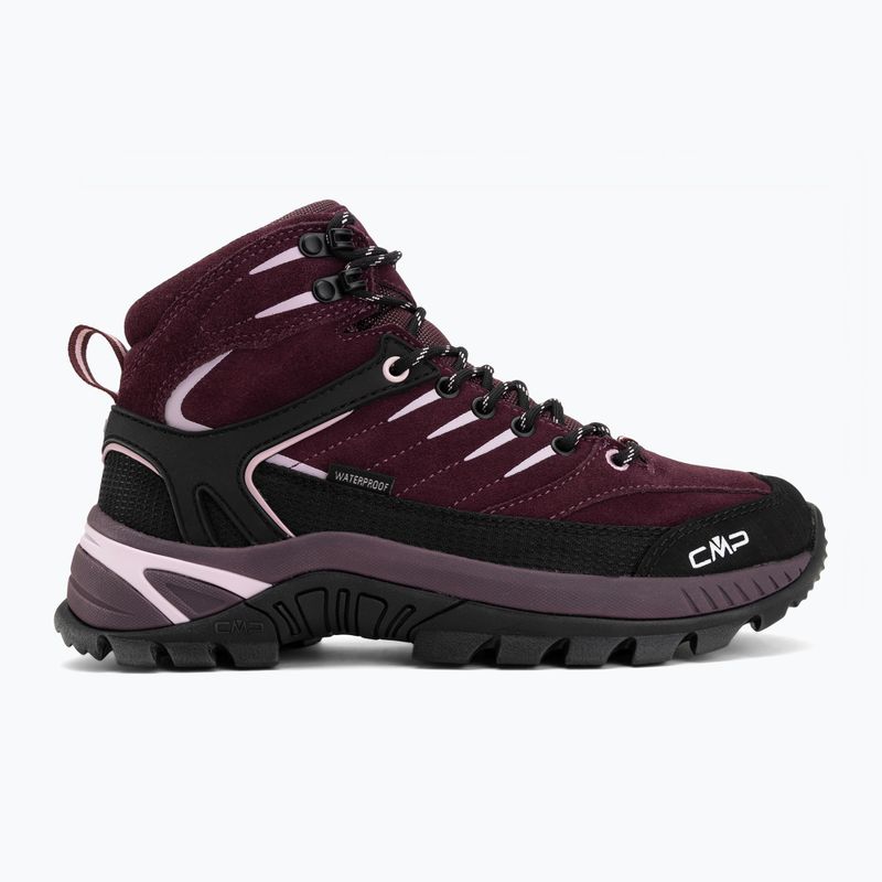 Women's trekking boots CMP Rigel 2.0 Mid Waterproof plum/soft pink 2