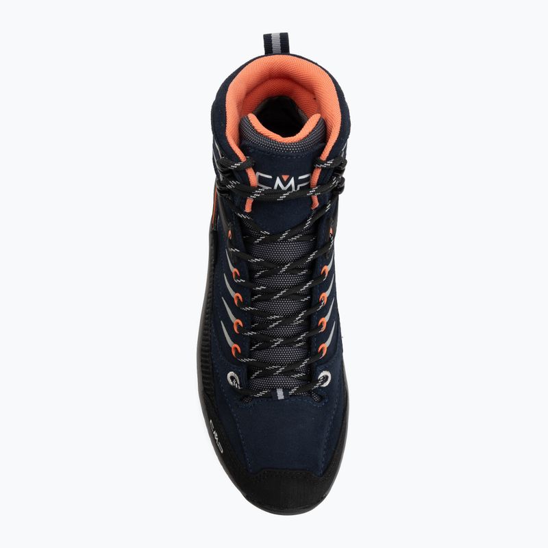 Women's trekking boots CMP Rigel 2.0 Mid Waterproof b.blue/ghiaccio/marigold 5