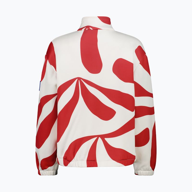 Women's ski jacket CMP 36E0346 red/b.co gesso 2
