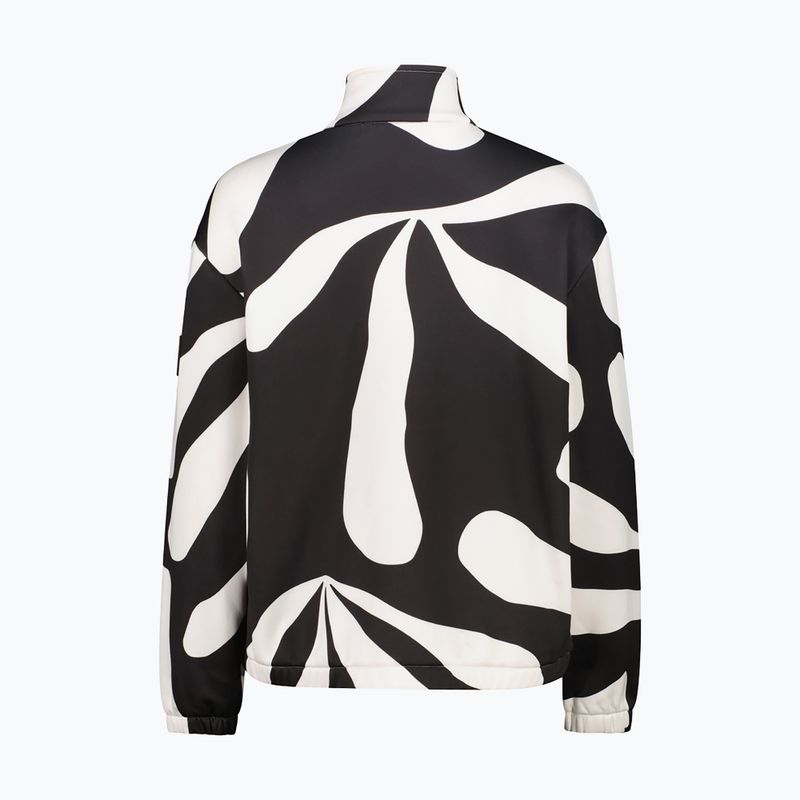 Women's ski jacket CMP 36E0346 nero/b.co gesso 2