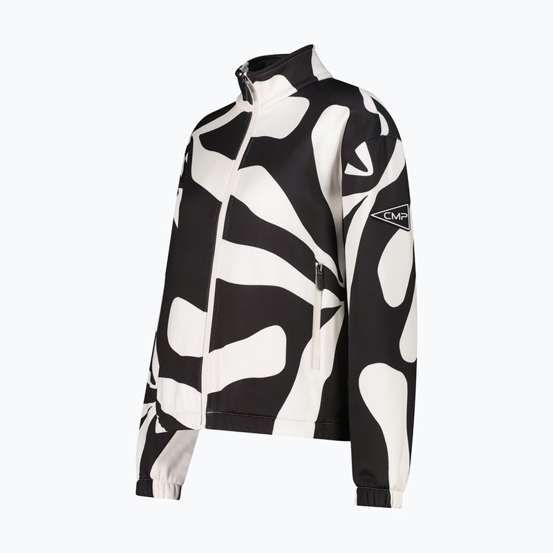 Women's ski jacket CMP 36E0346 nero/b.co gesso 3