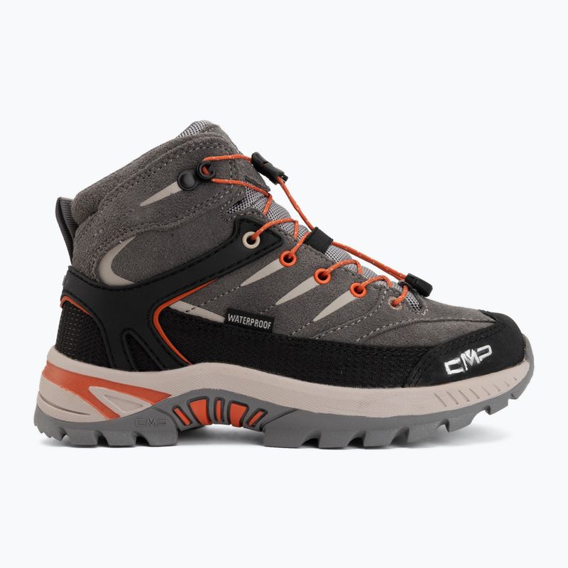 Children's trekking boots CMP Rigel 2.0 Mid Waterproof grey/brick 2