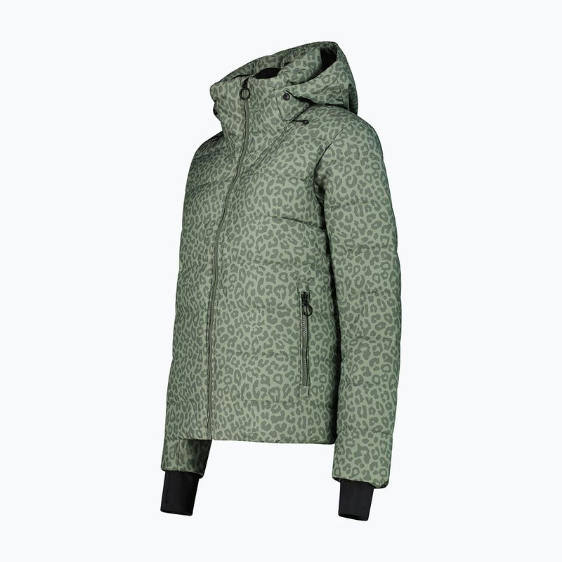 Women's ski jacket CMP 36W0966 green tea/salvia 3