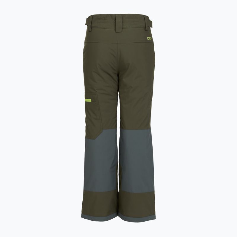 Children's ski trousers CMP 32W0504 olive/jungle 2