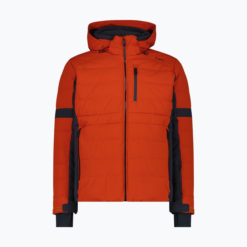 Men's ski jacket CMP 36W0877 Zip Hood brick
