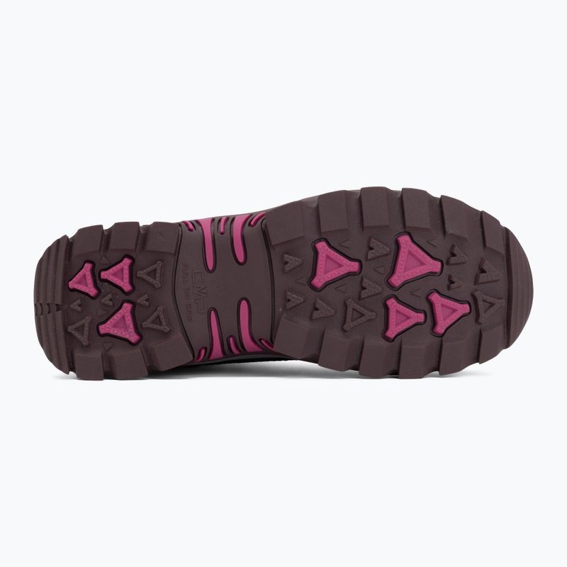 Children's trekking boots CMP Rigel 2.0 Mid Waterproof black berry/amaranto 4