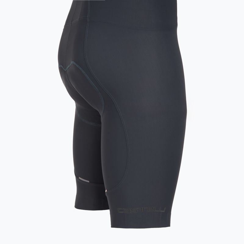Men's Castelli Espresso twilight blue cycling shorts 4