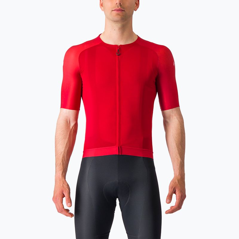 Men's Castelli Aero Race 7.0 rich red cycling jersey 4