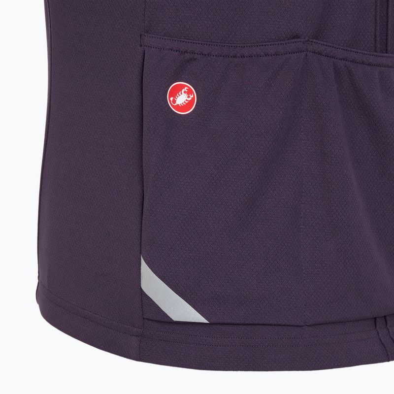 Women's cycling jersey Castelli Anima 4 night shade 4