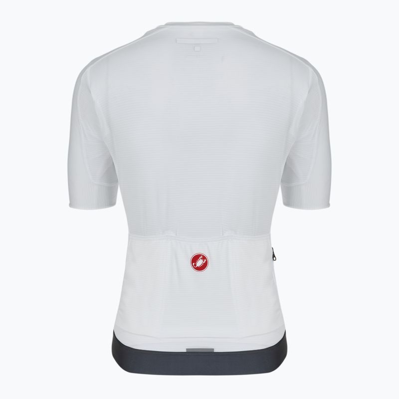 Women's cycling jersey Castelli Espresso ivory/ dark gray 2