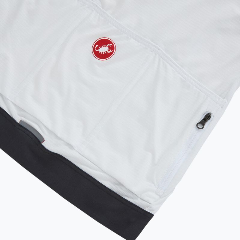 Women's cycling jersey Castelli Espresso ivory/ dark gray 5
