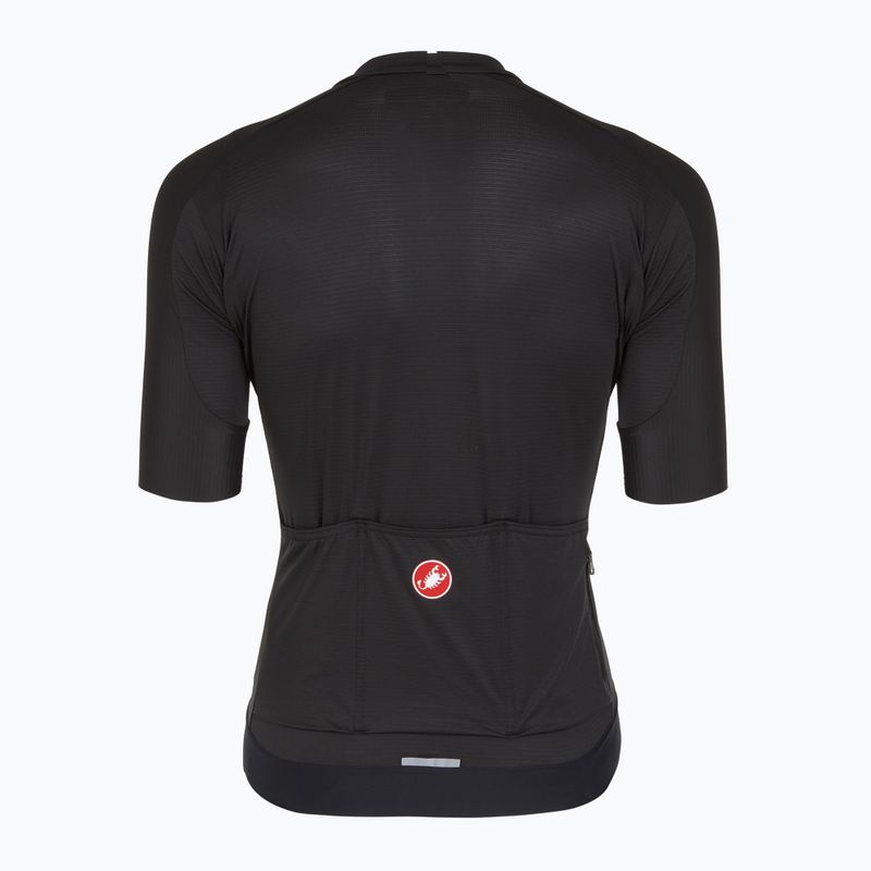 Women's cycling jersey Castelli Espresso light black 2