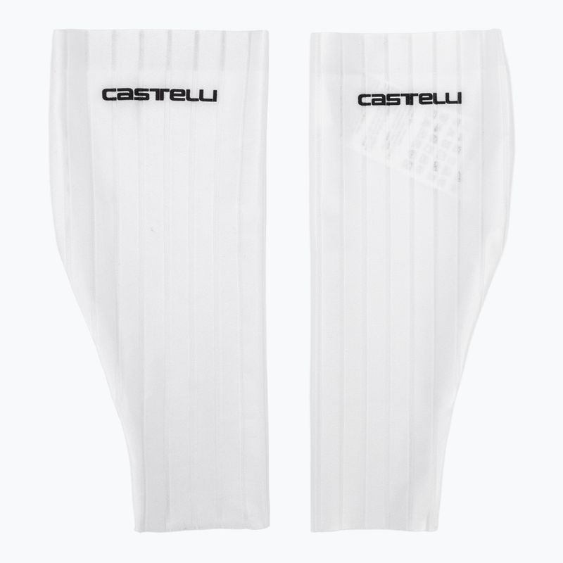 Cycling leg sleeves Castelli Fast Legs white/black 3