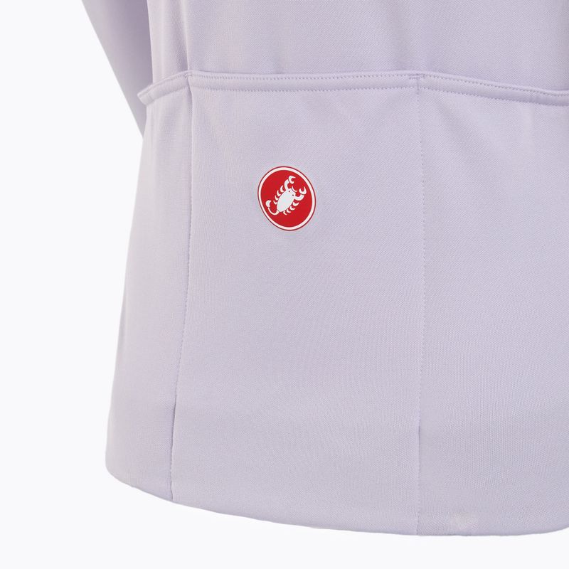 Women's cycling sweatshirt Castelli Sinergia 2 Jersey FZ W purple mist/purple dew 4