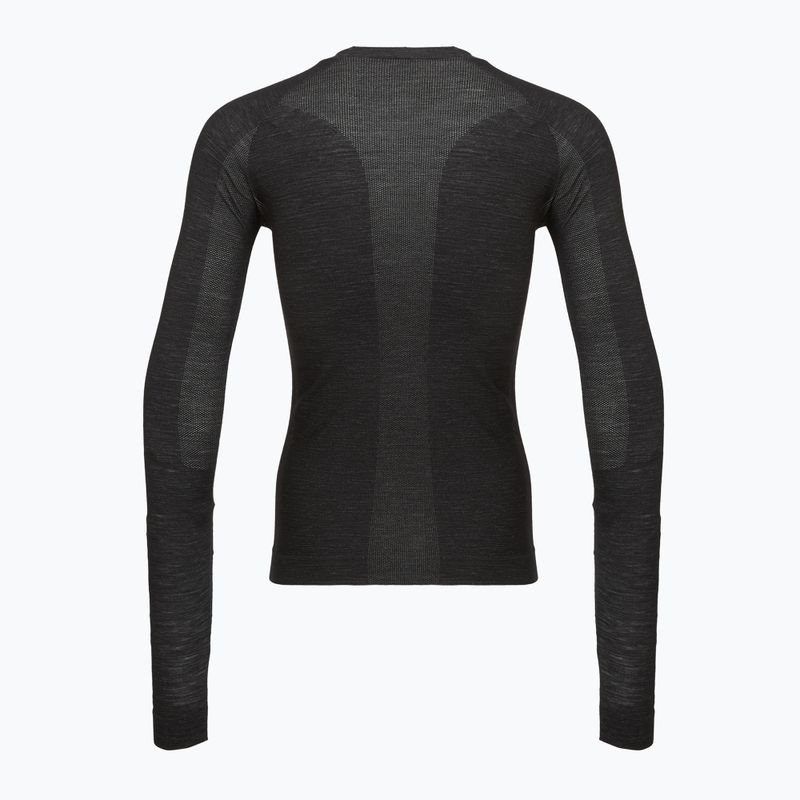 Men's cycling longsleeve Castelli Merino Seamless Baselayer black 2