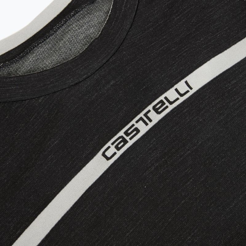 Men's cycling longsleeve Castelli Merino Seamless Baselayer black 3