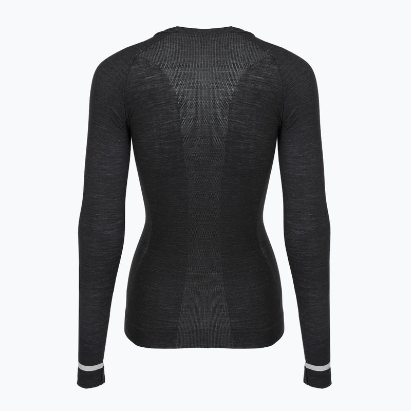 Women's cycling longsleeve Castelli Merino Seamless Baselayer W black 2