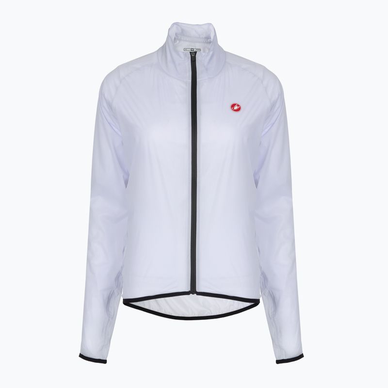 Men's cycling jacket Castelli Squall Shell silver gray/black
