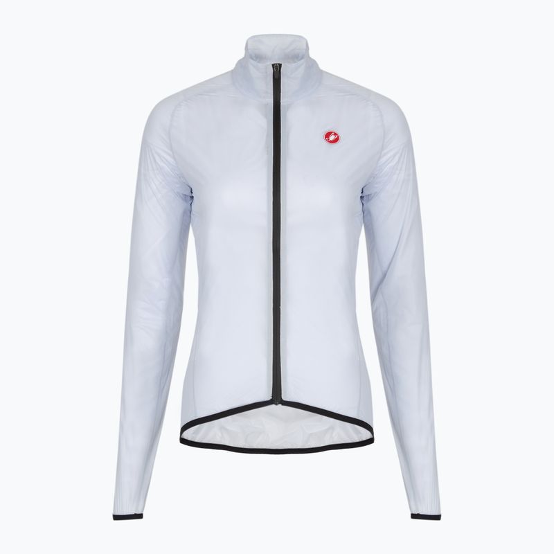 Women's cycling jacket Castelli Squall Shell W silver gray/black