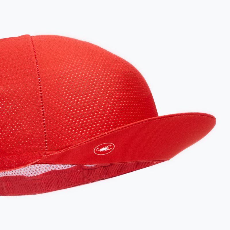 Castelli Espresso 2 Rich Red cycling cap 6