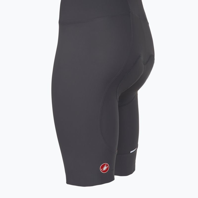 Men's Castelli Espresso smoky gray cycling shorts 3