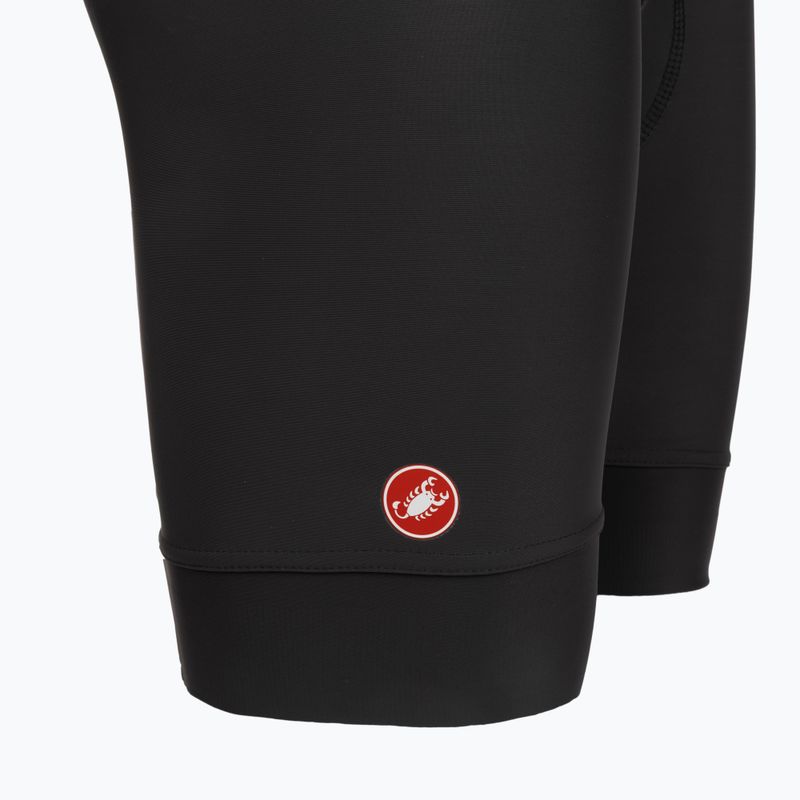 Women's cycling shorts Castelli Prima 2 DT W dark grey/pool blue 3