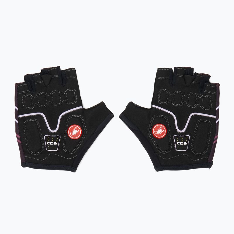 Women's cycling gloves Castelli Dolcissima 2 Dark night shade/deep purple/purple mist 3