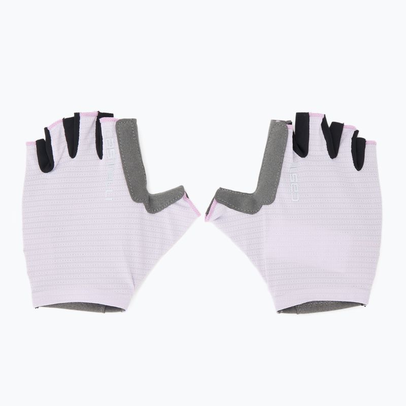 Women's cycling gloves Castelli Espresso purple mist 2