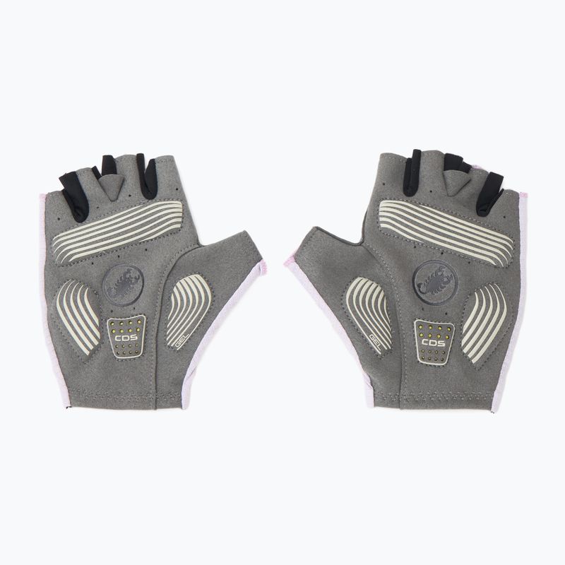 Women's cycling gloves Castelli Espresso purple mist 3