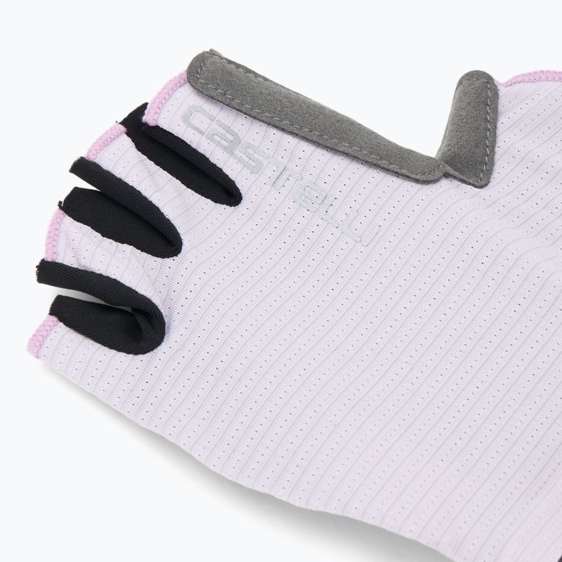 Women's cycling gloves Castelli Espresso purple mist 4