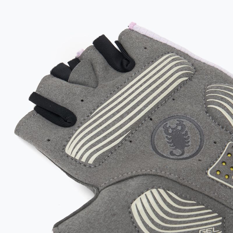 Women's cycling gloves Castelli Espresso purple mist 5