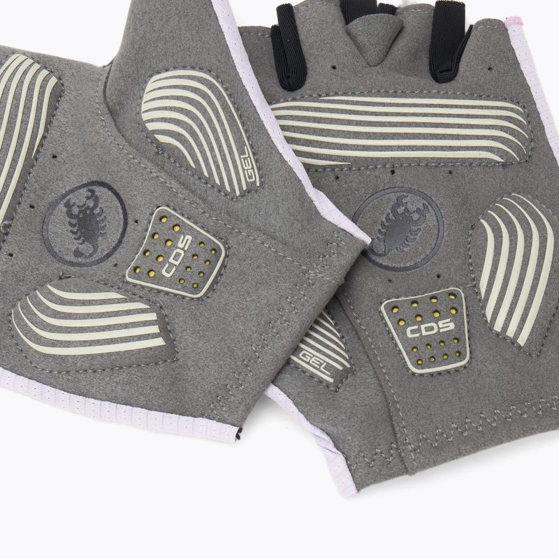 Women's cycling gloves Castelli Espresso purple mist 7