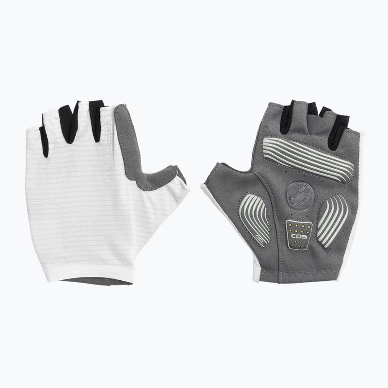 Women's cycling gloves Castelli Espresso ivory