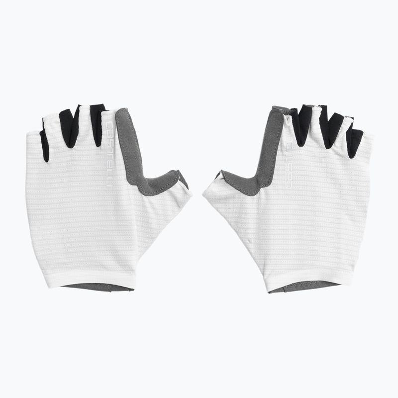 Women's cycling gloves Castelli Espresso ivory 2