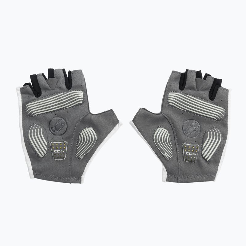 Women's cycling gloves Castelli Espresso ivory 3